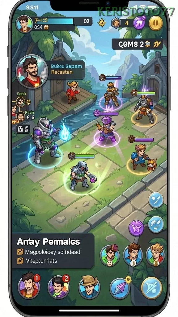 Cuplikan layar 9ZKGAMES — menu navigasi