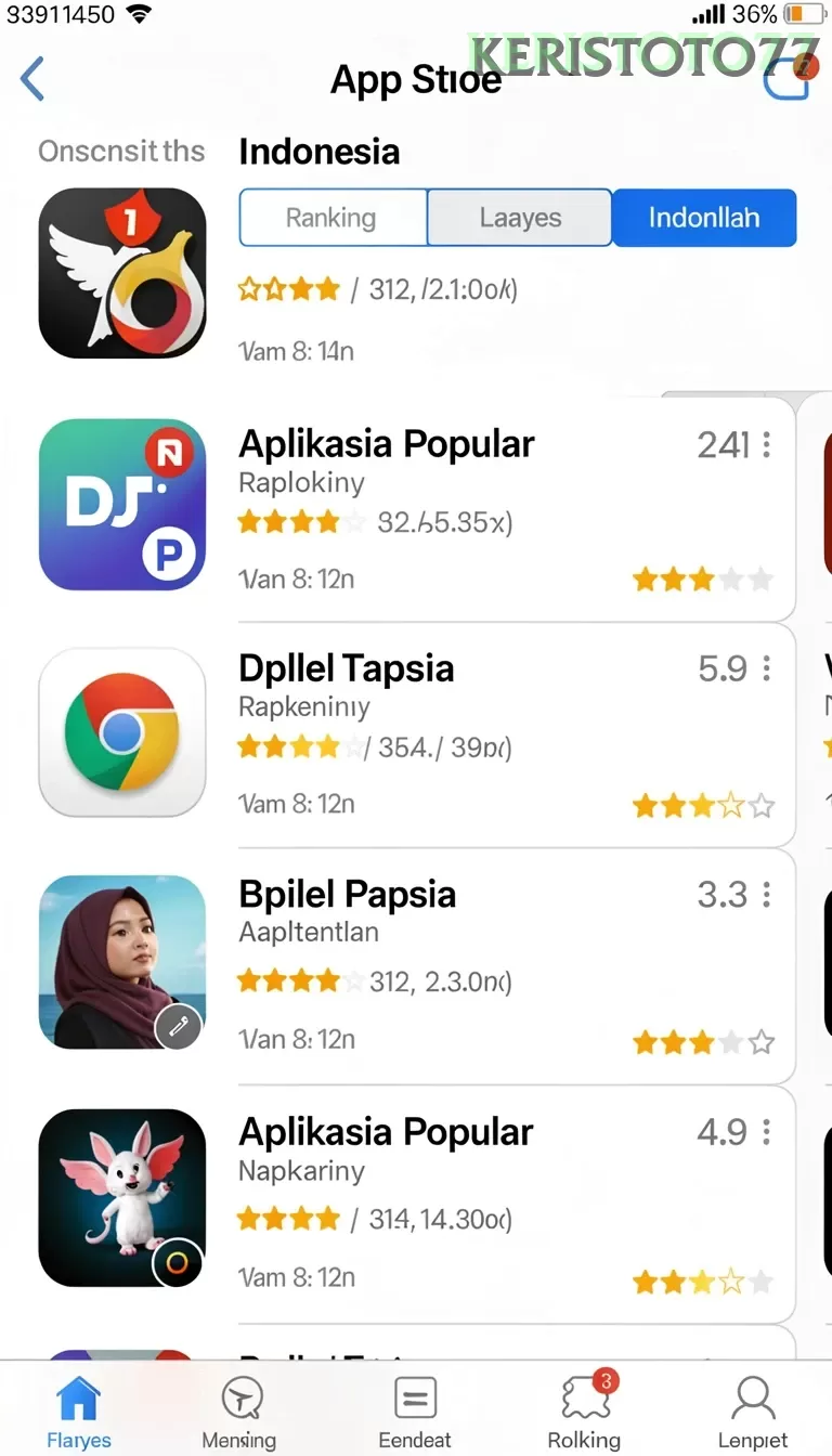 Cuplikan layar FB168 — aktivitas